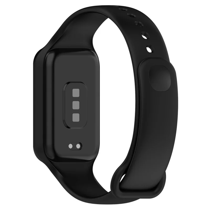 Silicone Watch Strap for Redmi Band 2 Integrate Soft Band Case Quick Release Watchband - Black