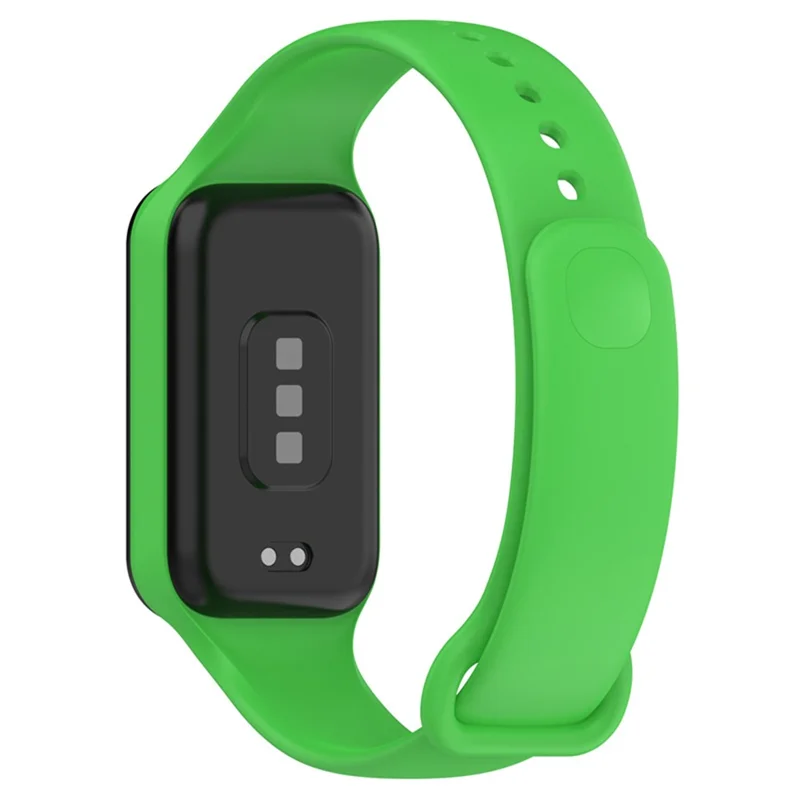 Silicone Watch Strap for Redmi Band 2 Integrate Soft Band Case Quick Release Watchband - Green