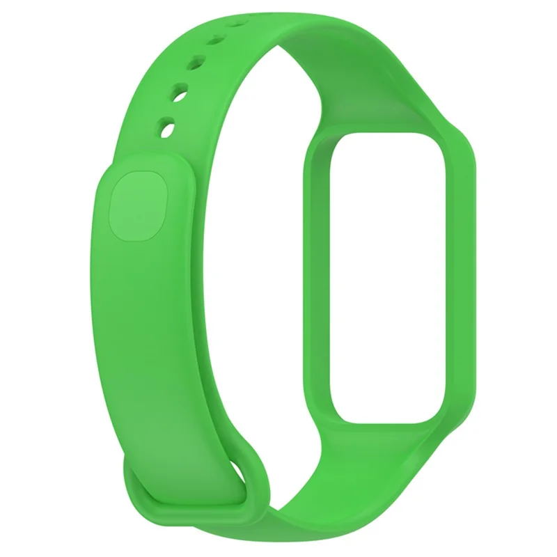 Silicone Watch Strap for Redmi Band 2 Integrate Soft Band Case Quick Release Watchband - Green