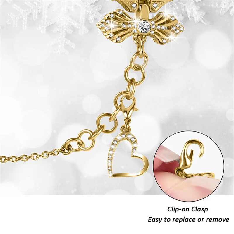 For Google Pixel Watch 3 41mm / Watch 2 / Pixel Watch Adjustable Bracelet Watch Strap Replacement DIY Smartwatch Chain Strap - Gold