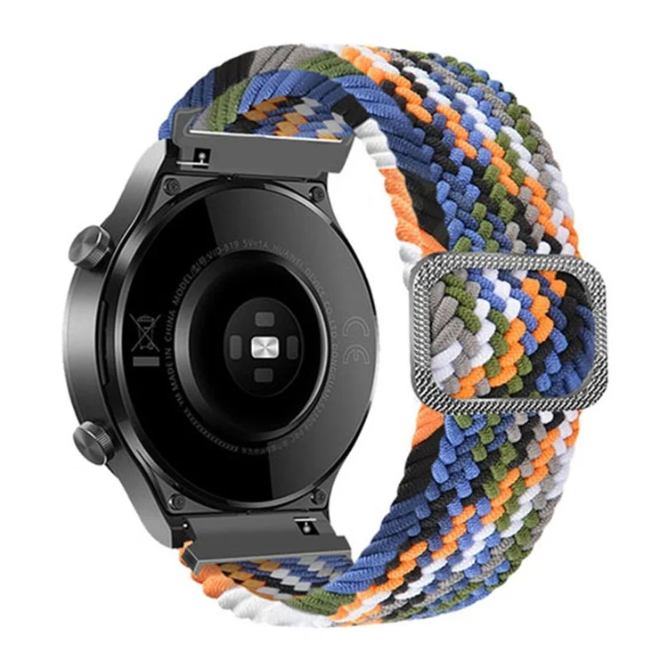 Для Samsung Galaxy Watch3 41 мм / Garmin Forerunner 645 / Huawei Watch GT 2 42 мм Ремешок для часов 20 мм Нейлоновый ремешок - Деним