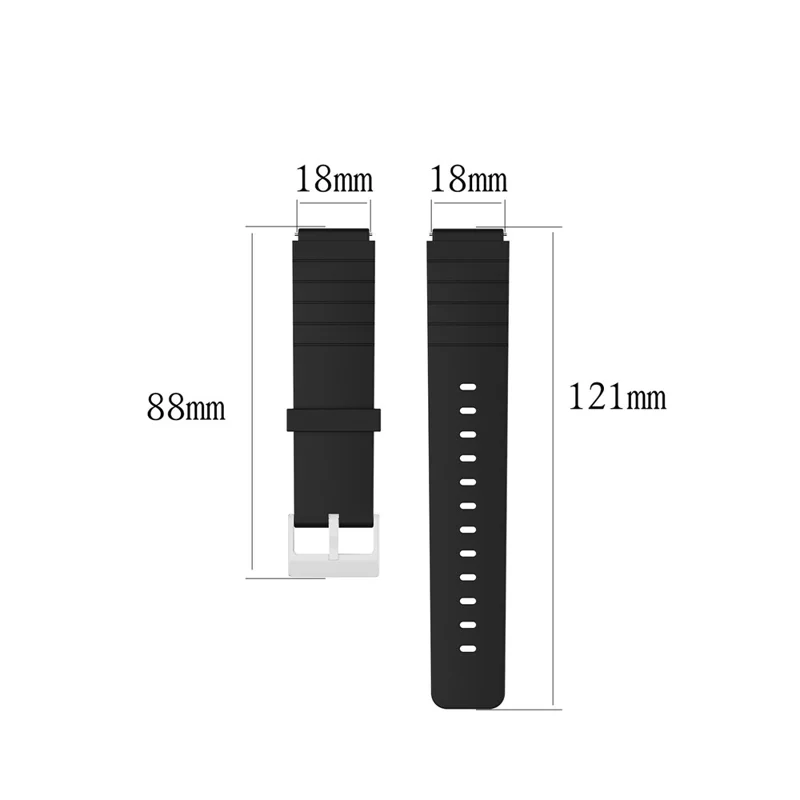 For Mibro Watch GS Silicone Watch Band Adjustable Wrist Strap Replacement - Grey