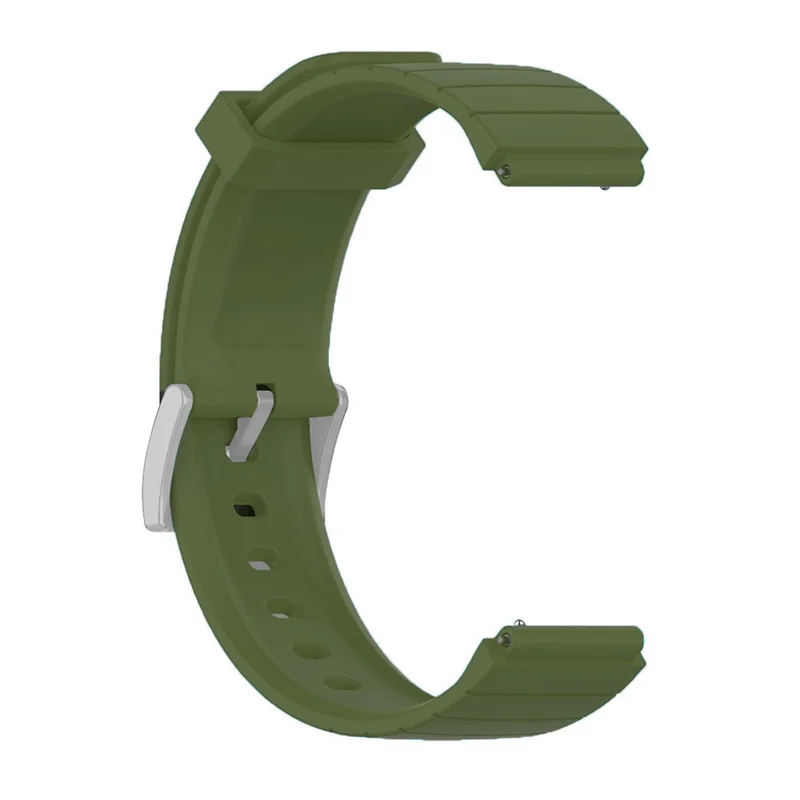 Silikonowy pasek do zegarka Mibro Watch GS, regulowany pasek na nadgarstek, zamiennik - zielony wojskowy