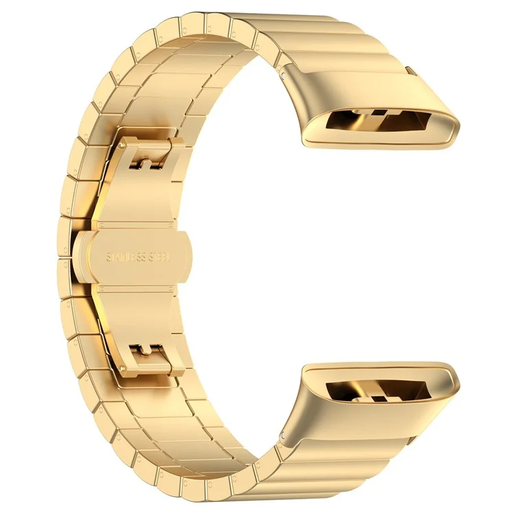 Watch Strap for Xiaomi Redmi Watch 3  /  Mi Watch Lite 3 Watchband 20mm Stainless Steel Wristband - Gold