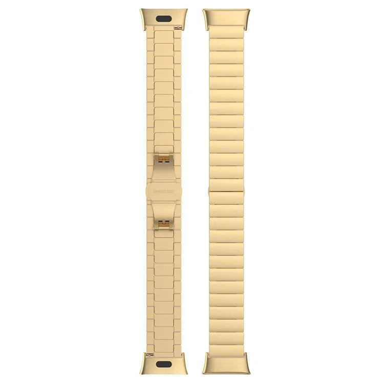 Watch Strap for Xiaomi Redmi Watch 3  /  Mi Watch Lite 3 Watchband 20mm Stainless Steel Wristband - Gold