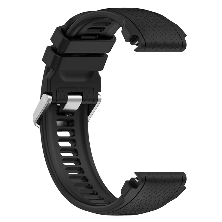 A2029 Quick Release Watch Strap for Huami Amazfit Falcon , 22mm Soft Silicone Replacement Watch Band - Black