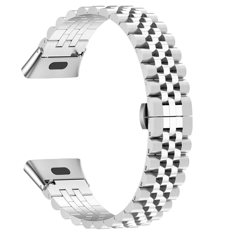 For Xiaomi Redmi Watch 3  /  Mi Watch Lite 3 Watch Band, 5 Beads Stainless Steel Watch Strap with Tool - Silver