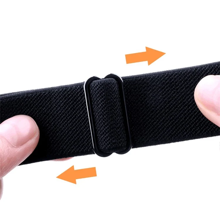 For Redmi Band 2 Adjustable Watch Strap Elastic Nylon Bracelet Smart Watch Breathable Band - Green