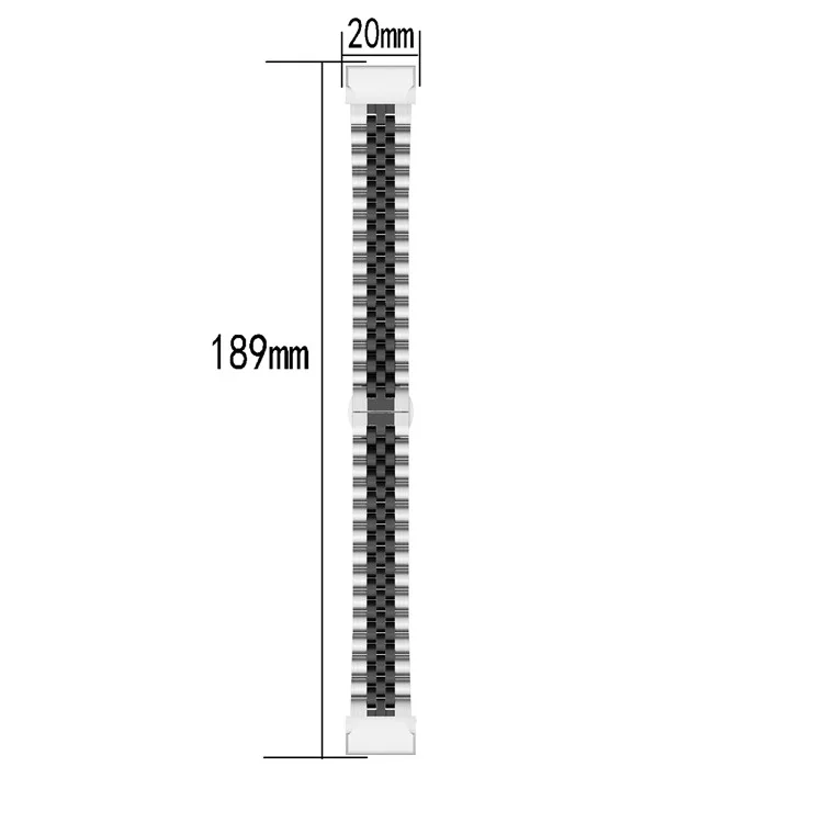 Replacement Watchband for Garmin Forerunner 570 42mm / Fenix 7S / 6S / 5S Stainless Steel Watch Strap with Tool - Silver
