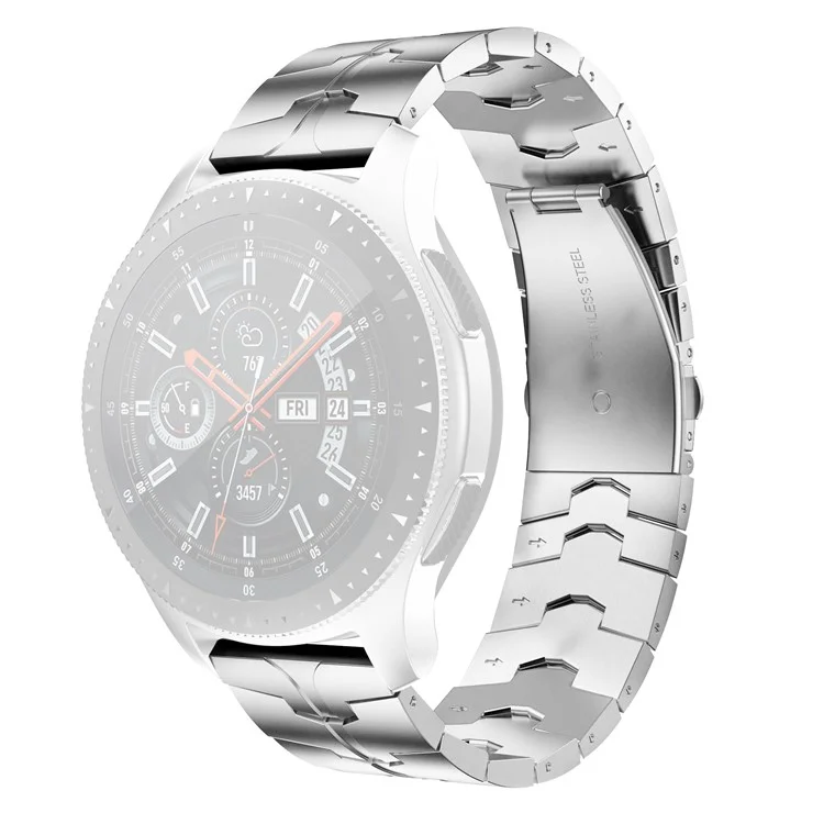 Correa de reloj de 20 mm para Garmin Venu 2 Plus / Venu Sq / Venu Sq 2 de acero inoxidable de repuesto - Plata