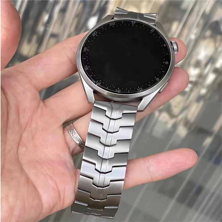Correa de reloj de 20 mm para Garmin Venu 2 Plus / Venu Sq / Venu Sq 2 de acero inoxidable de repuesto - Plata