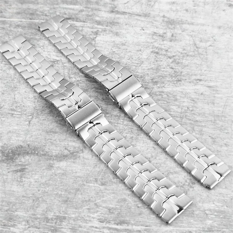 Pour Garmin Venu 2 / Forerunner 265 / 255 Bracelet de montre en acier inoxydable de 22 mm de remplacement - Argent