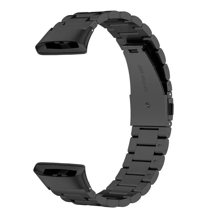 Pour Xiaomi Redmi Watch 3 / Mi Watch Lite 3 Bracelet de montre 3 Perles en acier inoxydable avec boîtier+outil - Noir