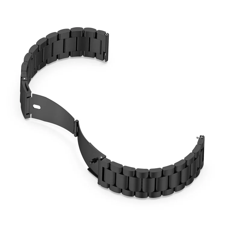Pour Xiaomi Redmi Watch 3 / Mi Watch Lite 3 Bracelet de montre 3 Perles en acier inoxydable avec boîtier+outil - Noir