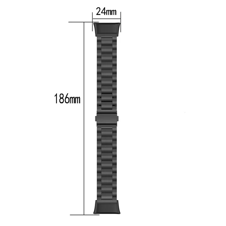 Pour Xiaomi Redmi Watch 3 / Mi Watch Lite 3 Bracelet en métal 3 perles en acier inoxydable avec boîtier et outil - Argent
