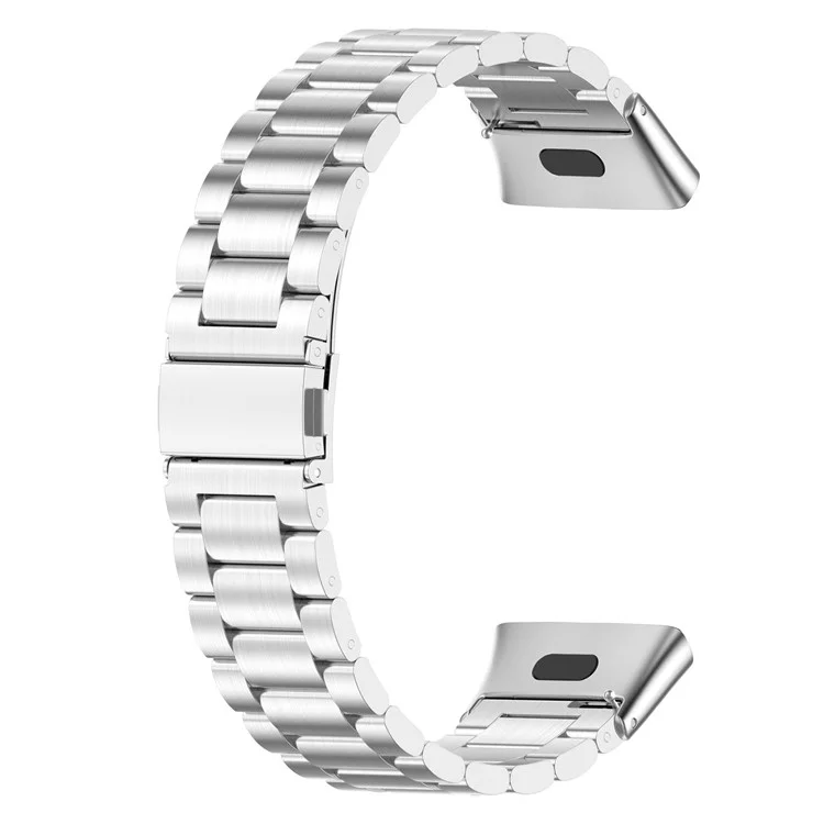 Pour Xiaomi Redmi Watch 3 / Mi Watch Lite 3 Bracelet en métal 3 perles en acier inoxydable avec boîtier et outil - Argent