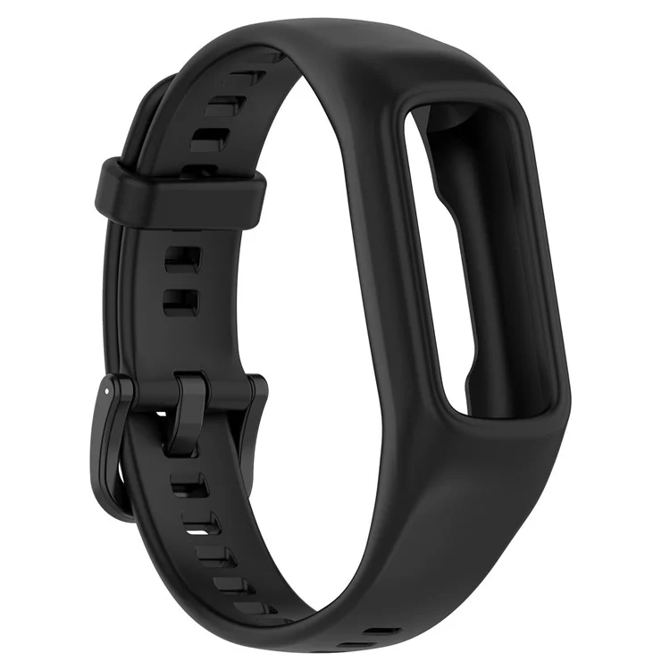 Pour Keep B2 Solid Color Soft Silicone Watch Strap Remplacement Wrist Band - Noir