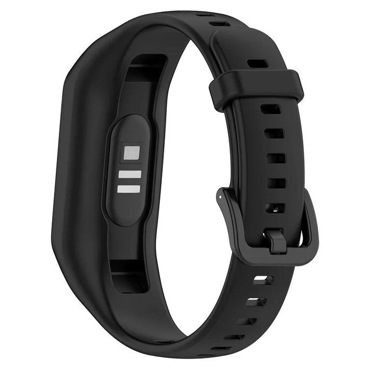 Pour Keep B2 Solid Color Soft Silicone Watch Strap Remplacement Wrist Band - Noir