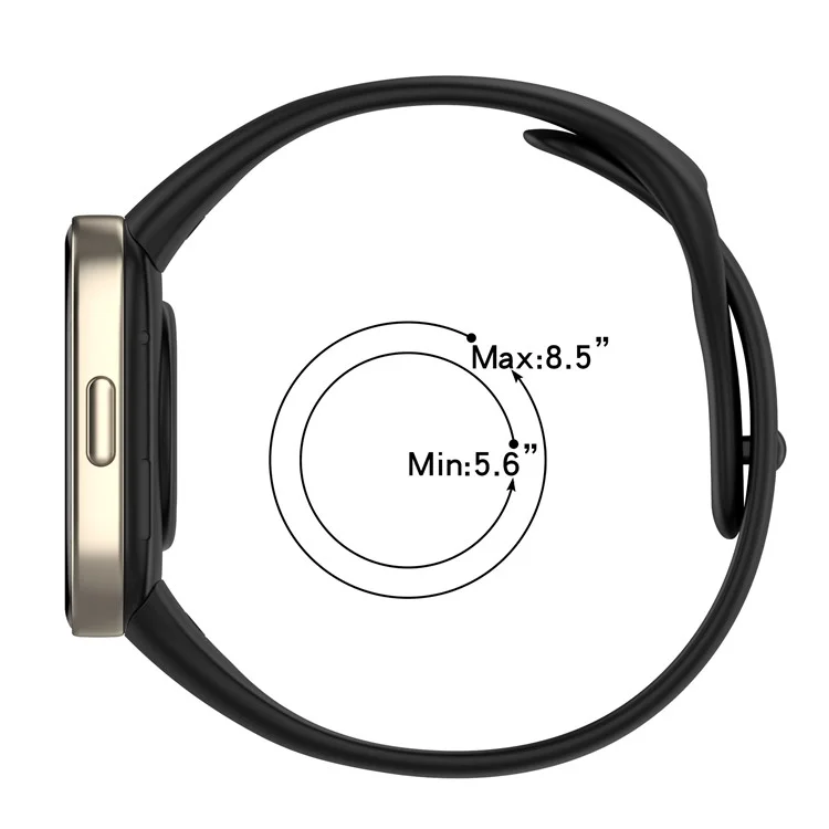 Para Xiaomi Redmi Watch 3 / Mi Watch Lite 3 Correa de Reloj de Silicona de Repuesto - Negro