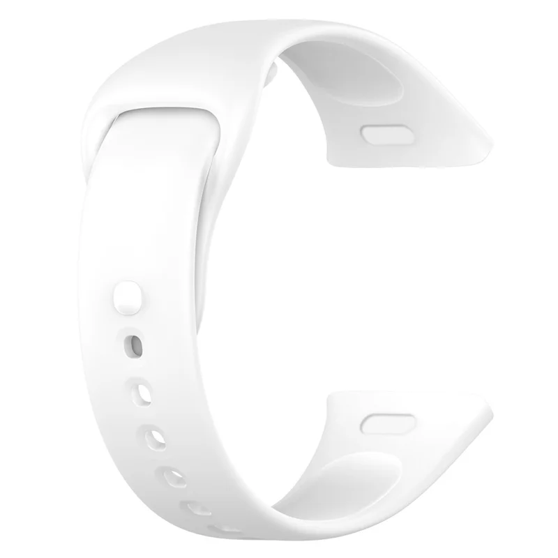For Xiaomi Redmi Watch 3 / Mi Watch Lite 3 Silicone Watch Strap Replacement Watch Band - White