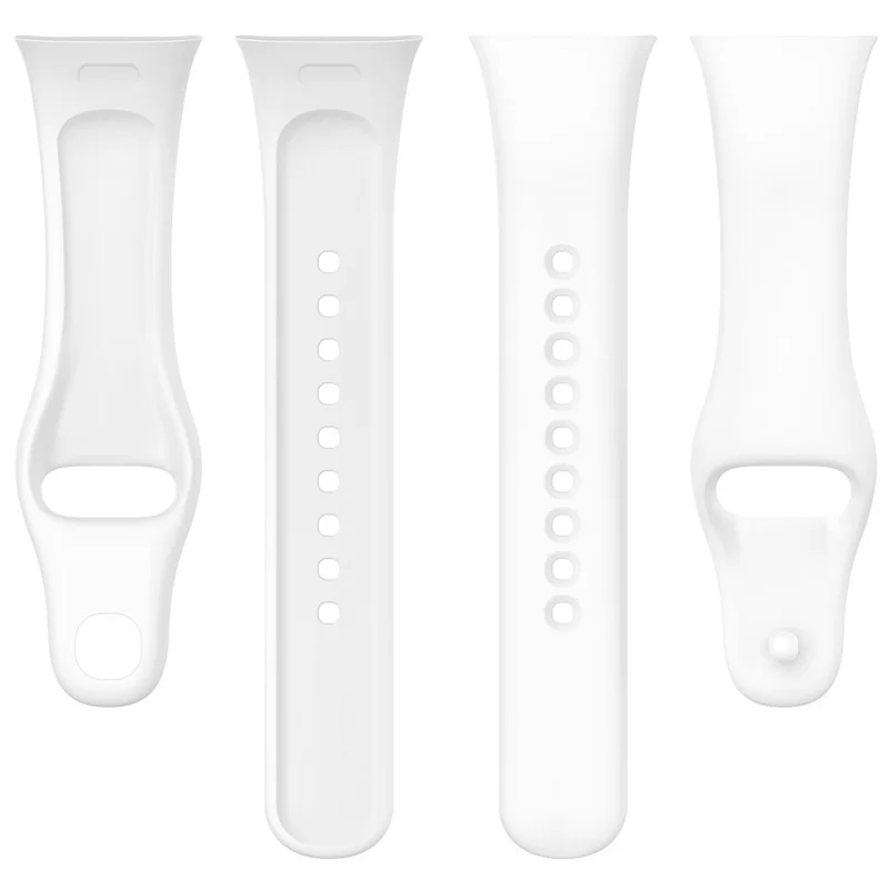 For Xiaomi Redmi Watch 3 / Mi Watch Lite 3 Silicone Watch Strap Replacement Watch Band - White