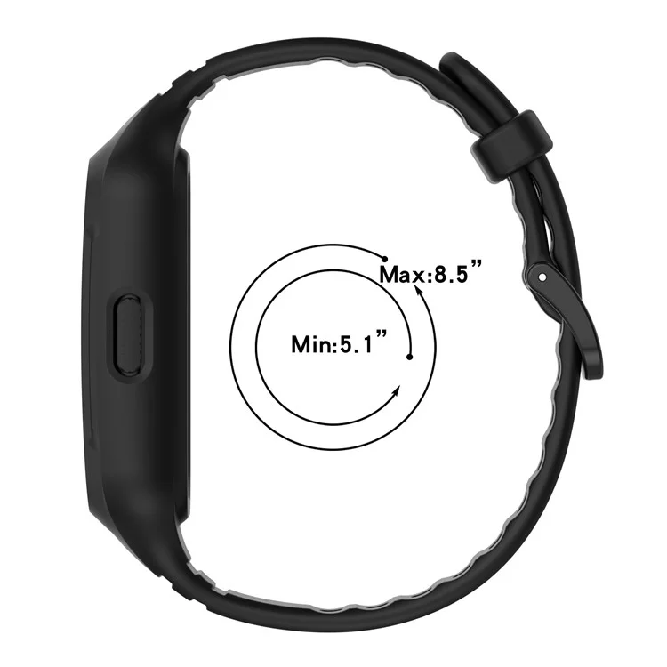 For Huawei Band 6 / 6 Pro / Band 7 / Band 8 / Band 8 NFC / Band 9 / Band 9 NFC / Honor Band 6 / 7 Sports Silicone Watch Band with Case - Light Pink