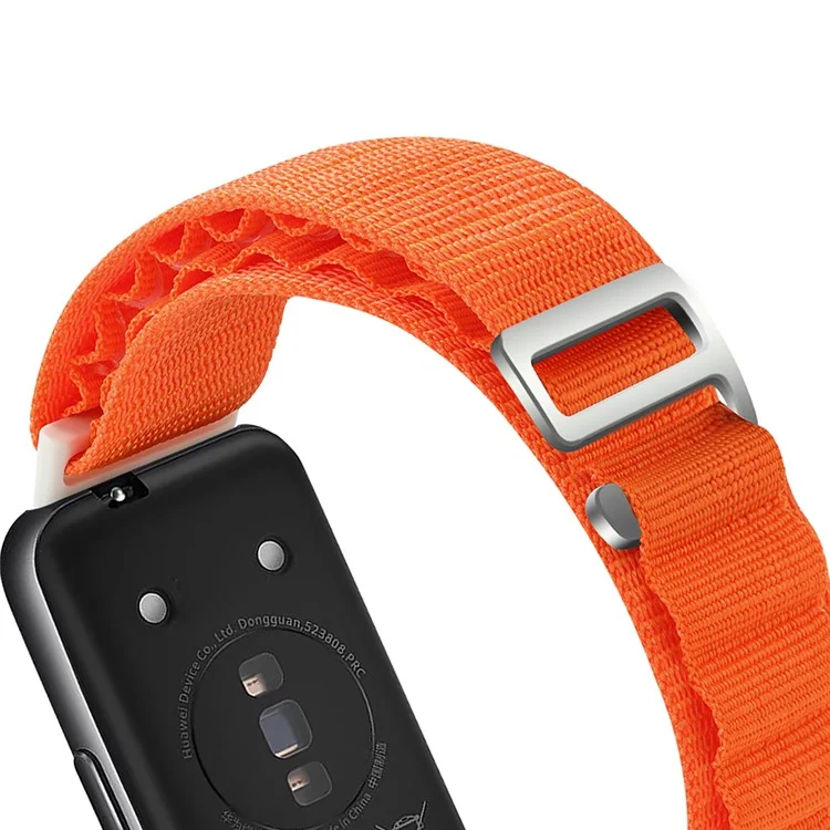 Pour Huawei Band 7 Bracelet de montre de remplacement Sangle en nylon réglable - Orange