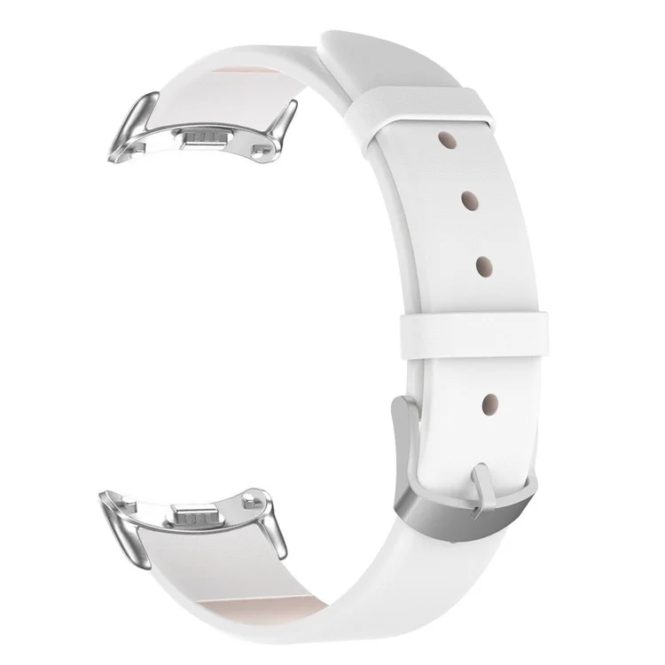Für Xiaomi Mi Band 9 NFC / Mi Band 9 / Smart Band 8 NFC / Smart Band 8 Lederarmband 14mm Ersatz-Armband - Weiß