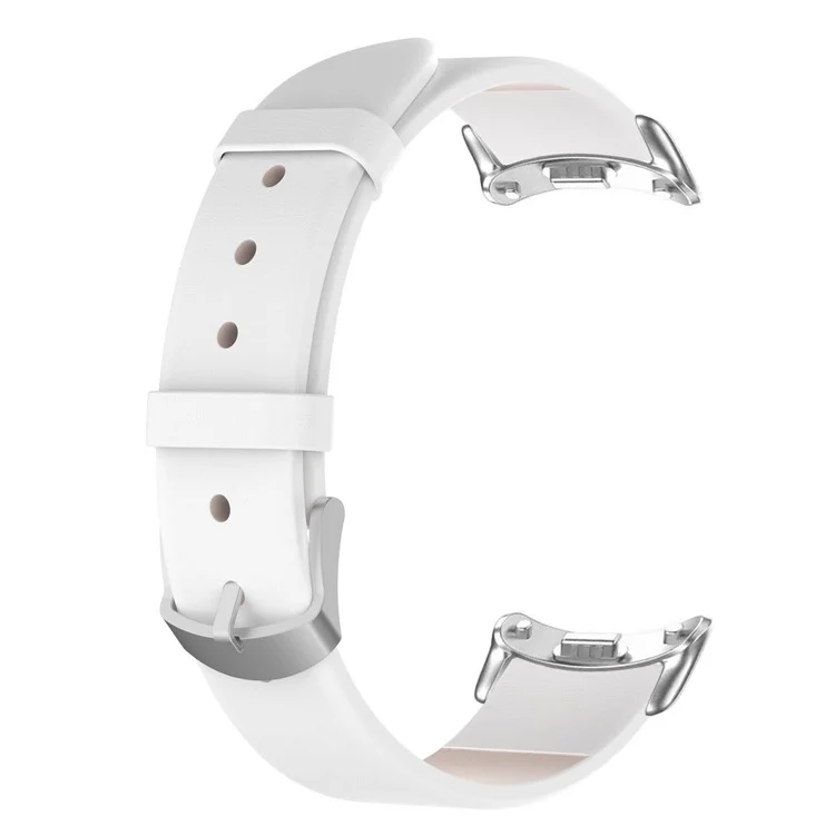 Für Xiaomi Mi Band 9 NFC / Mi Band 9 / Smart Band 8 NFC / Smart Band 8 Lederarmband 14mm Ersatz-Armband - Weiß