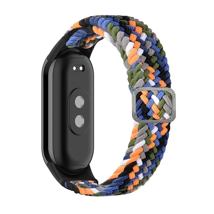 ENKAY HAT-PRINCE Para Xiaomi Smart Band 9 NFC / 9 / 8 NFC / 8 Banda de Relógio Nylon Strap com Filme PMMA - Denim