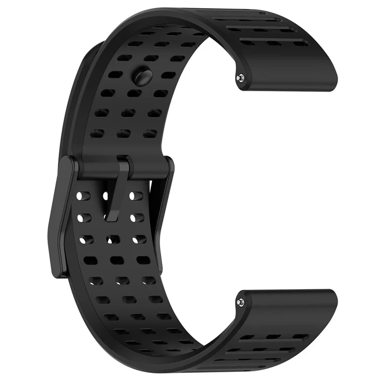 Sport Strap for Suunto Vertical / 9 Peak Pro / 9 Peak / 5 Peak , 22mm Silicone Watch Bands - Black