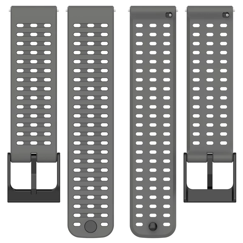 Sport Strap for Suunto Vertical / 9 Peak Pro / 9 Peak / 5 Peak , 22mm Silicone Watch Bands - Grey