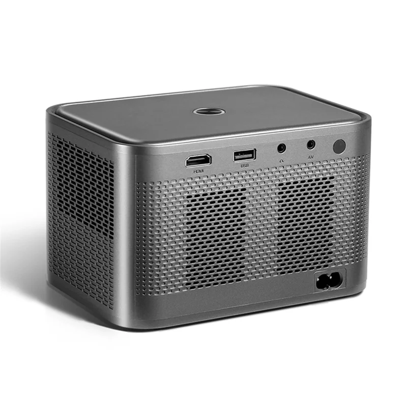 Proyector de Teatro Doméstico Portátil AUN A002 Android 9.0 Pantalla de Vídeo HD Espejo de Pantalla WiFi Bluetooth LED - Enchufe de la UE