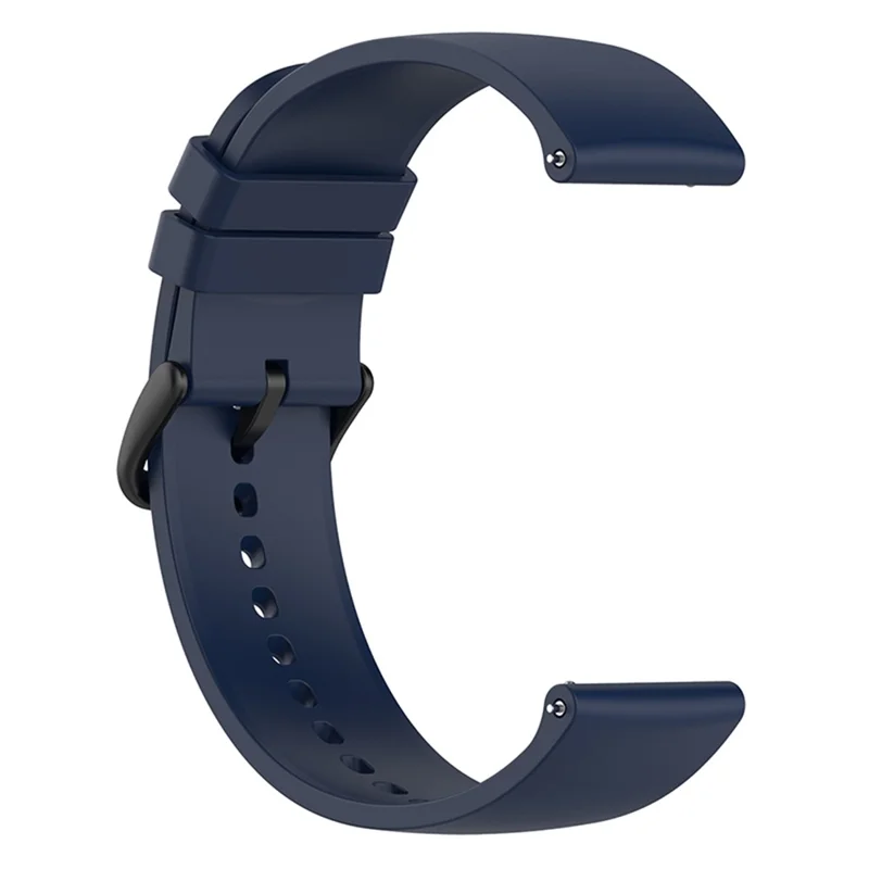 For Huawei Watch GT 4 46mm / Watch 4 Pro / Watch 4 / Watch 3 Pro / Watch GT 3 SE / Xiaomi Watch 2 Pro Silicone Watch Band - Midnight Blue