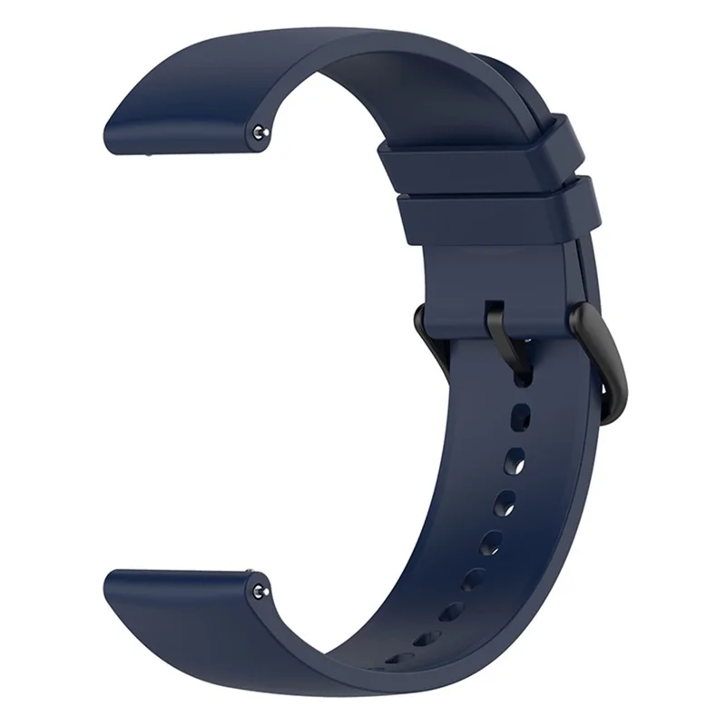 For Huawei Watch GT 4 46mm / Watch 4 Pro / Watch 4 / Watch 3 Pro / Watch GT 3 SE / Xiaomi Watch 2 Pro Silicone Watch Band - Midnight Blue