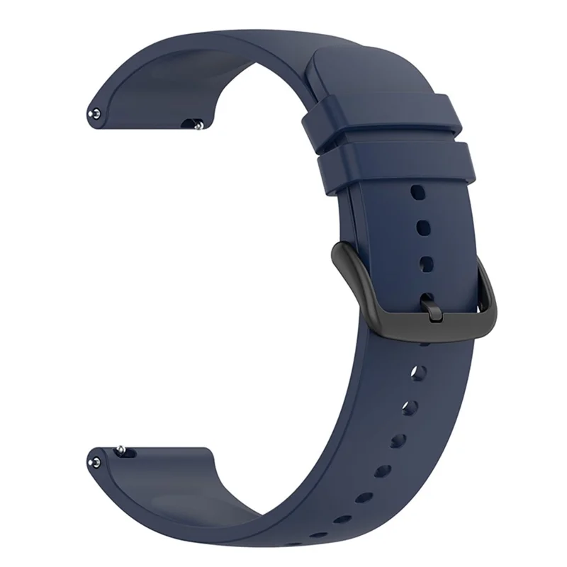 For Huawei Watch GT 4 46mm / Watch 4 Pro / Watch 4 / Watch 3 Pro / Watch GT 3 SE / Xiaomi Watch 2 Pro Silicone Watch Band - Midnight Blue