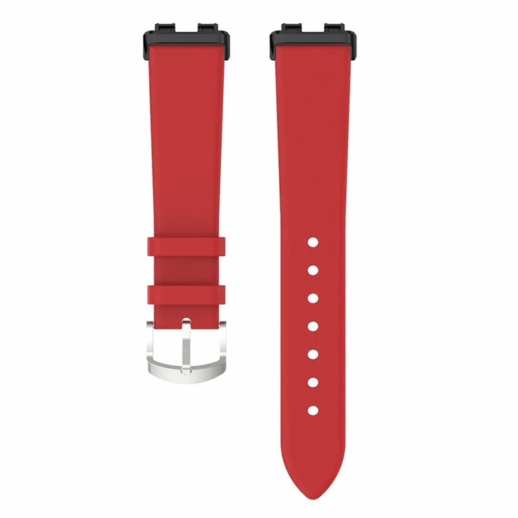 Para Huawei Band 8 Watch Band Genuine Cow Leather Store - Rojo