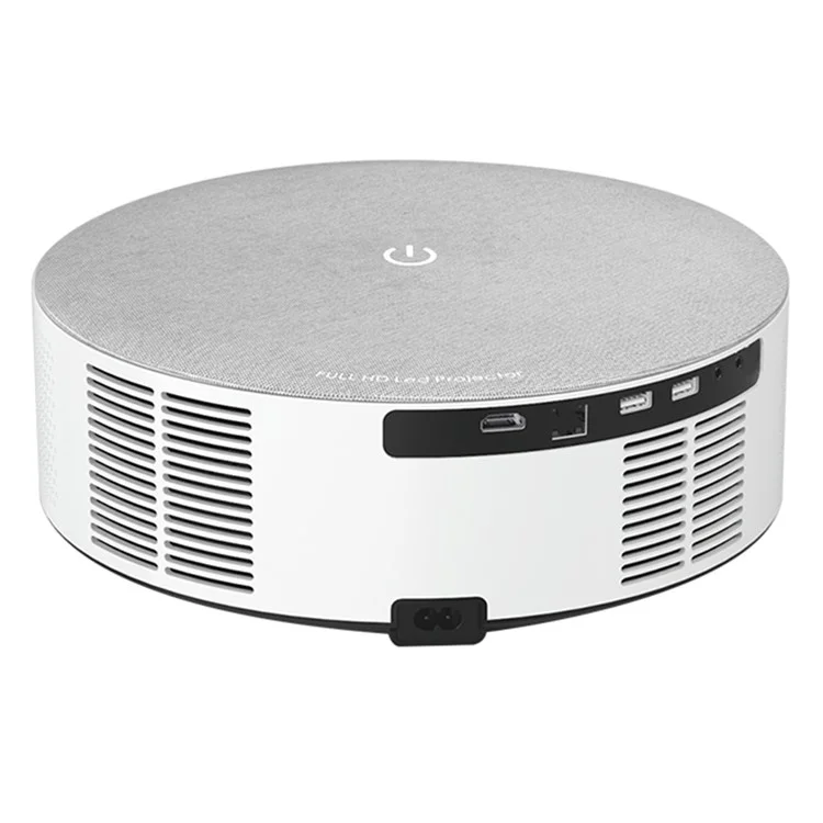T60 1920x1080P 2.4G 5G WiFi HD Projector Office Conference Home Theater Projector Support 4K Android 9.0 2+16G - EU Plug