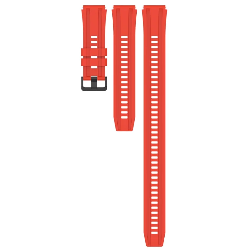 Silicone Watch Bands for Huawei Watch Ultimate , 22mm Replacement Strap Bracelet with Extension Strap - Red