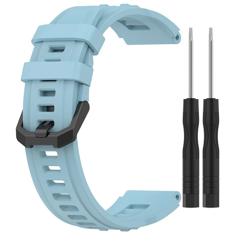 Для Huami Amazfit T-rex Ultra A2142 Силиконовый ремешок для часов Регулируемый ремешок на запястье - Синий