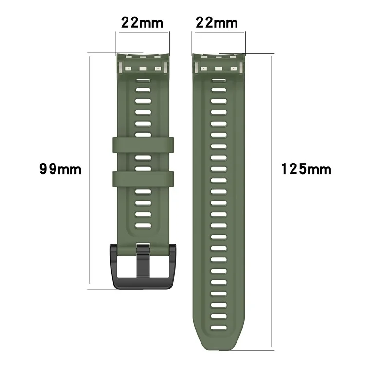 For Garmin Approach S70 47mm Silicone Watch Band Soft Sport Replacement Watch Strap - Grey