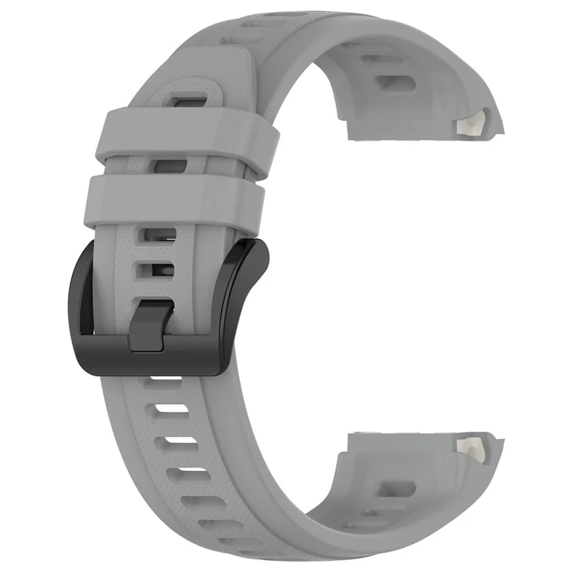 For Garmin Approach S70 47mm Silicone Watch Band Soft Sport Replacement Watch Strap - Grey