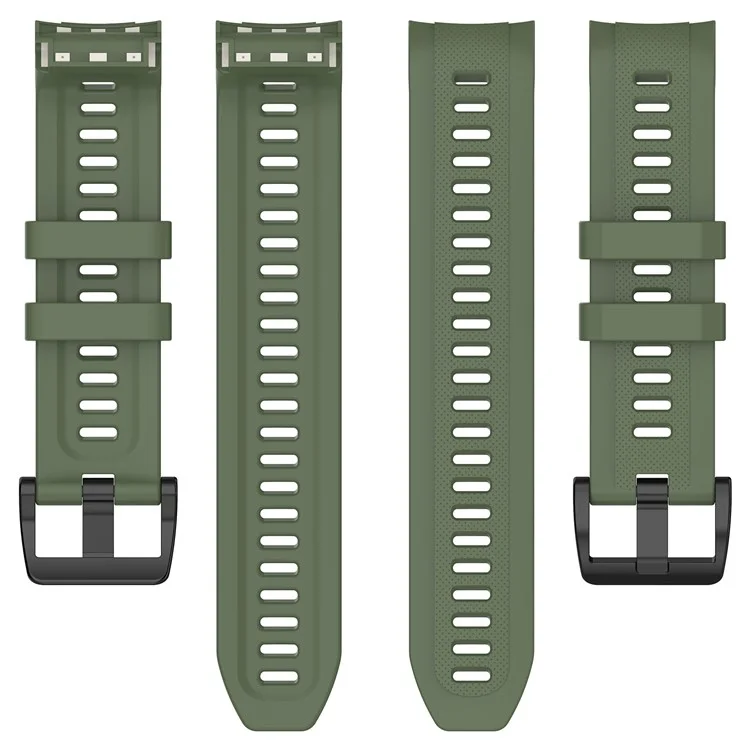 For Garmin Approach S70 47mm Silicone Watch Band Soft Sport Replacement Watch Strap - Grey
