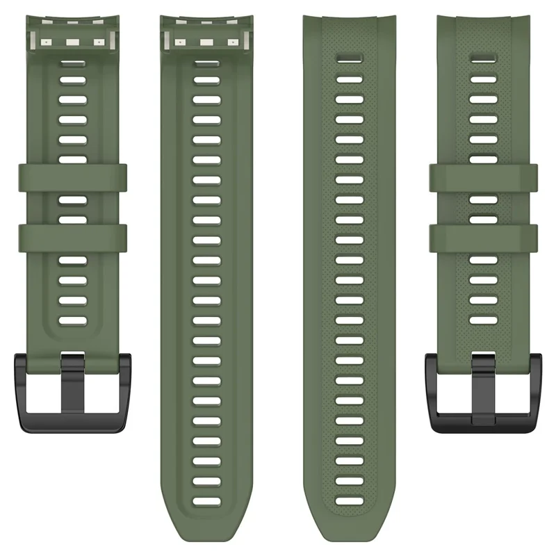 Watch Band for Garmin Approach S70 42mm , Soft Silicone Wristband Strap - Black