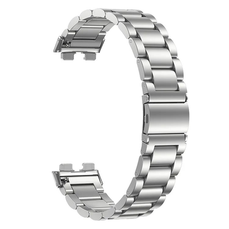 Für Huawei Band 8 / Band 8 NFC / Band 9 / Band 9 NFC Uhrenarmband Edelstahl Metallarmband - Silber