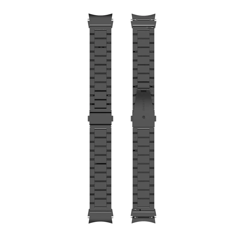 Pulseira de Aço Inoxidável para Samsung Galaxy Watch6 / Watch6 Classic / Watch 5 / Watch4 3-Bead Watch Strap - Preto