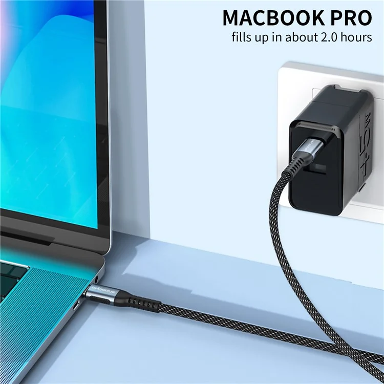 AHASTYLE XC01 MDD per iPhone Serie 15 1m Cavo di ricarica USB-C PD Fast Charging Type-C a Type-C Cavo di trasferimento dati Chip E-Mark integrato - 60W