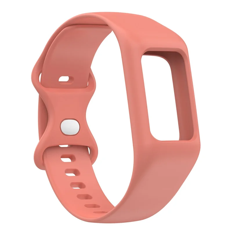 Sport Band for Fitbit Charge 5 / 4 / 3 , Soft Silicone Wristband Replacement Strap with Case - Official Pink