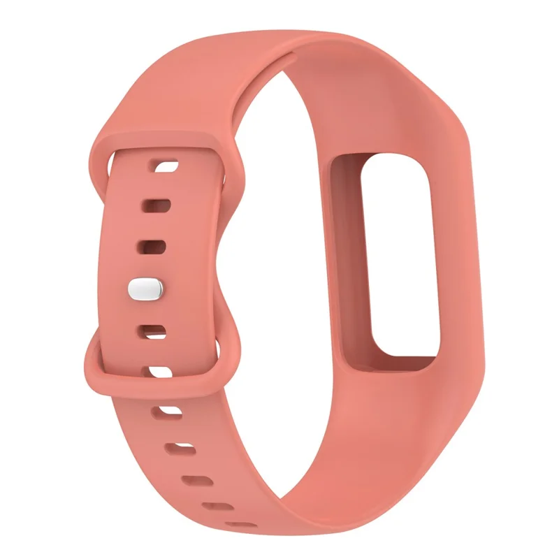 Sport Band for Fitbit Charge 5 / 4 / 3 , Soft Silicone Wristband Replacement Strap with Case - Official Pink