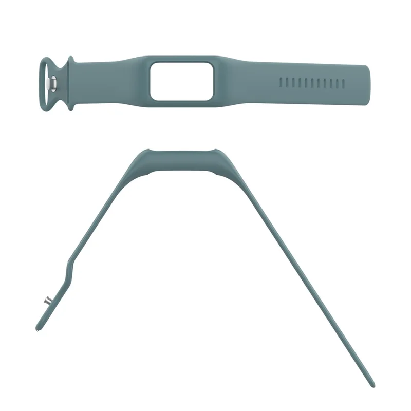 Sport Band for Fitbit Charge 5 / 4 / 3 , Soft Silicone Wristband Replacement Strap with Case - Official Blue